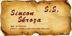 Simeon Skroza vizit kartica